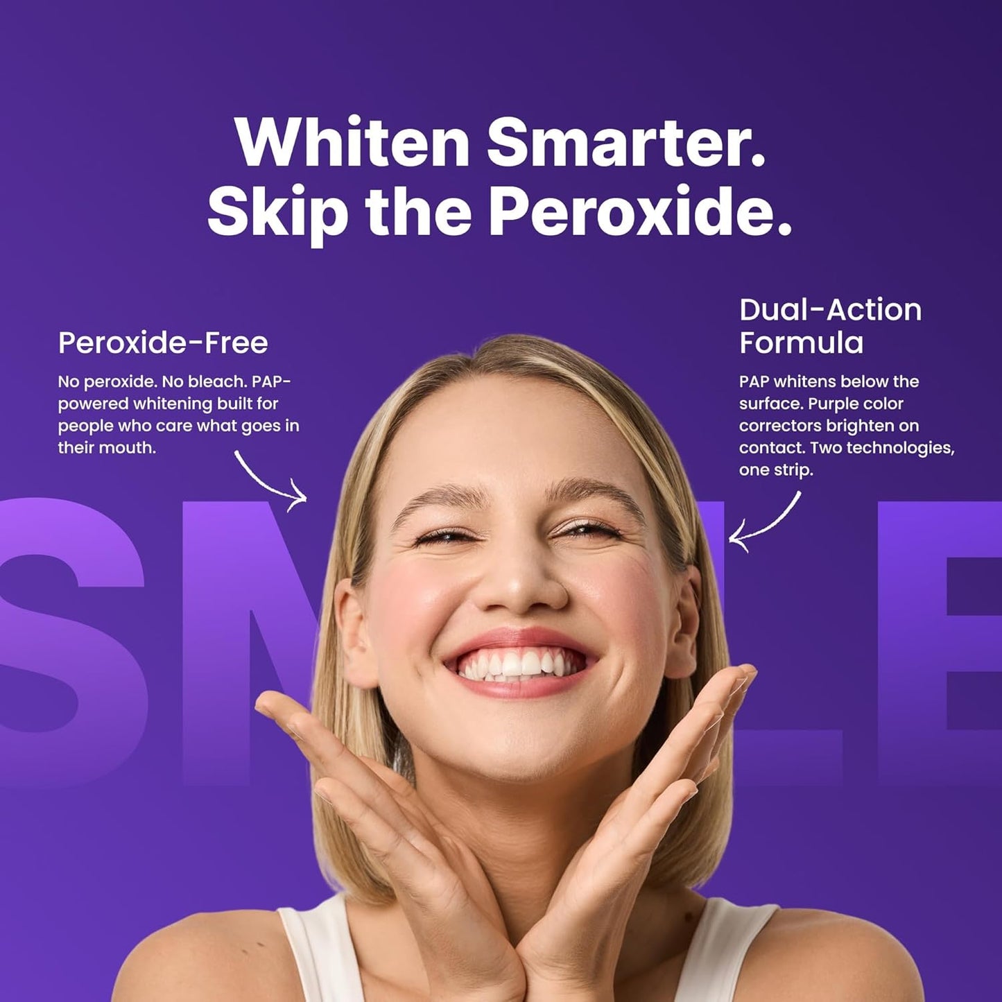 Purple Teeth Whitening Strips