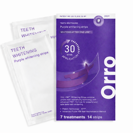 Purple Teeth Whitening Strips